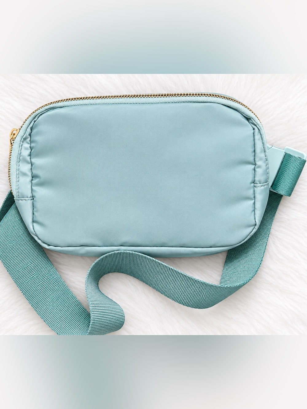 Sky Blue Crossbody Belt Bag - Everyday Hands-Free Carry